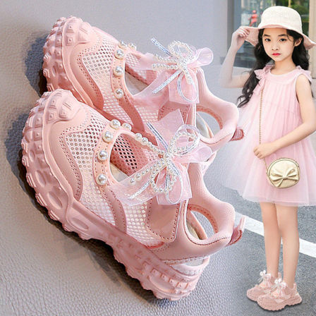 官网C&K女童凉鞋2026新款夏季儿童溯溪鞋软底沙滩凉拖透气单网鞋