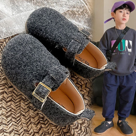 官网C&K男童小皮鞋2026春季新款儿童勃肯鞋子休闲一脚蹬豆豆单鞋