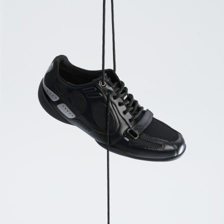 CRICLE CAGE环洞-涟漪系列-魔术贴撞色复古运动休闲平底鞋26新款