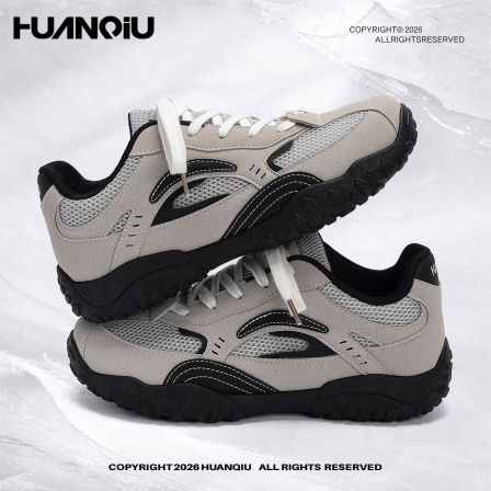 环球复古内增高德训鞋男2026春夏季新款网面透气休闲鞋子男老爹鞋