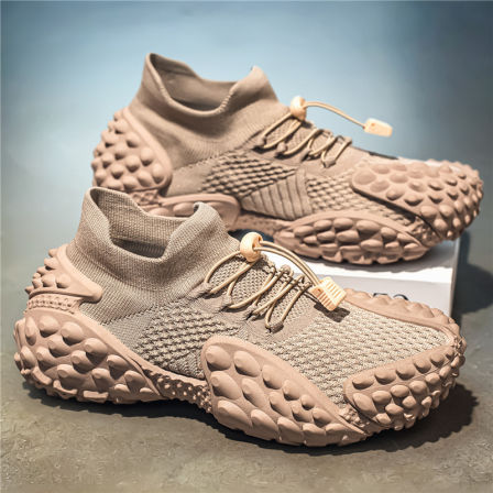 欧洲站男鞋2026夏季透气网面运动休闲潮牌高级感百搭增高老爹潮鞋