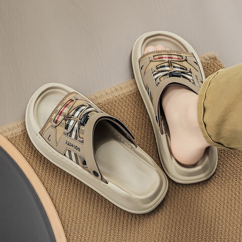 拖鞋男夏季潮牌外穿防滑耐磨户外软底运动休闲男士高级感沙滩凉鞋主图