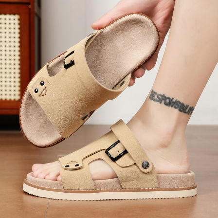 凉鞋男款2026新款夏季外穿防滑耐磨男士户外运动休闲两用沙滩拖鞋