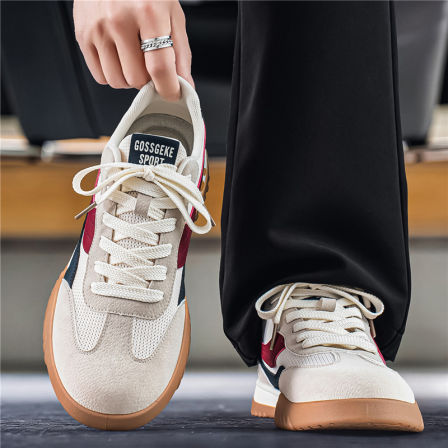 阿甘男鞋夏季网面透气潮流百搭休闲板鞋青少年轻便软底防滑运动鞋