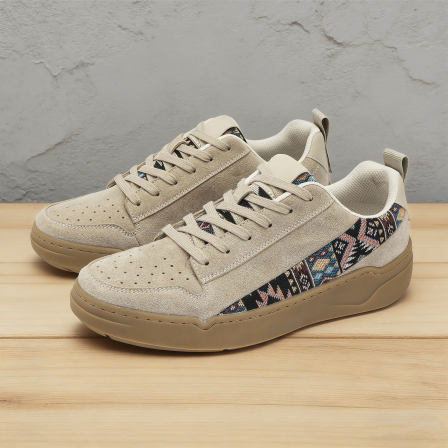 国潮男鞋复古板鞋男款2026新款夏季透气防滑软底不累脚休闲阿甘鞋