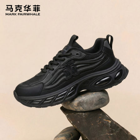 马克华菲男鞋2026新款春夏季网面透气老爹鞋男士气垫休闲运动潮鞋