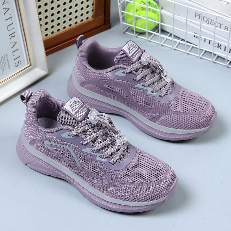 张凯丽老人鞋女防滑软底夏季透气妈妈鞋中老年舒适健步休闲运动鞋主图