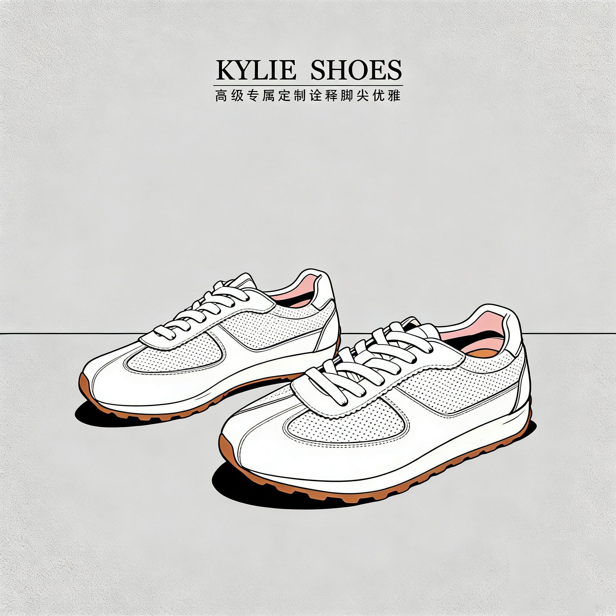 【补贴款】(又轻又软又透气)跟高3.5~高定版!小牛皮+羊皮垫阿甘鞋主图