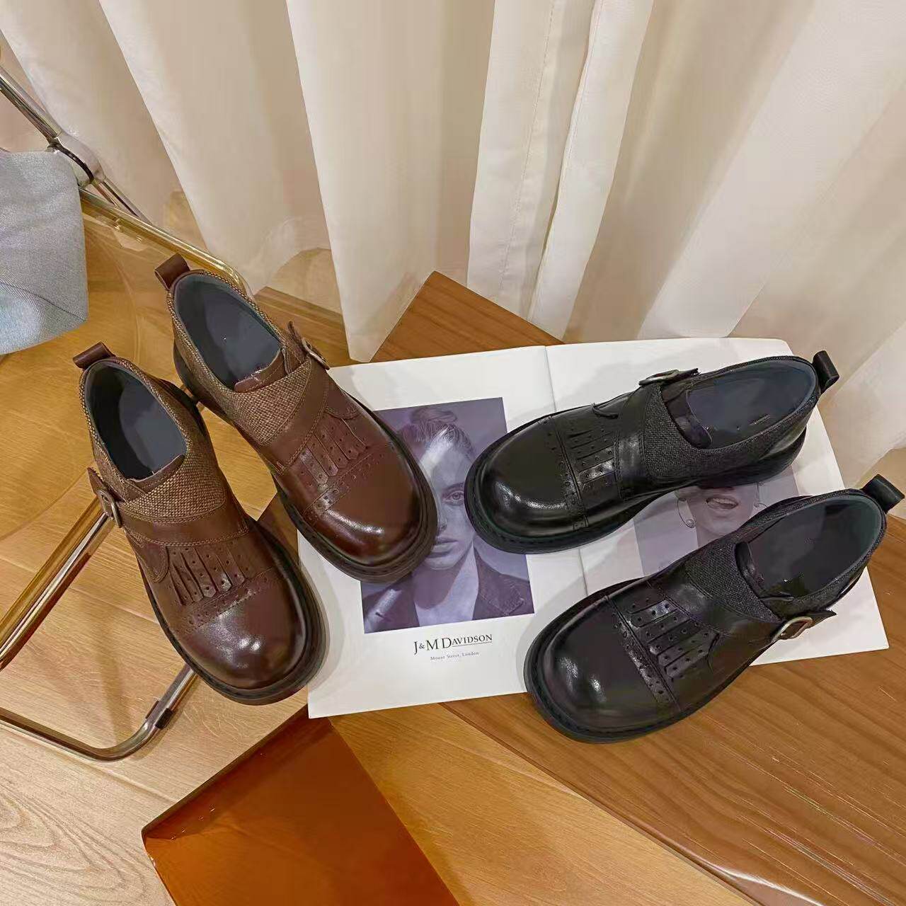 VK定制 韩版高档时尚单鞋女8859-71主图