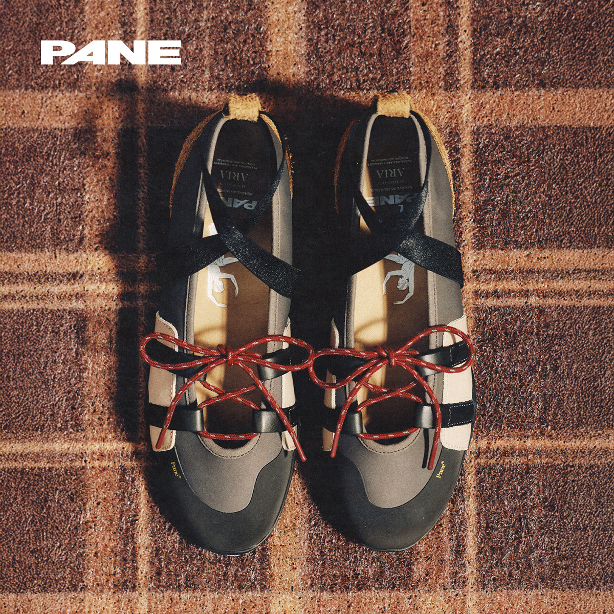 PANE-轻影系列-STILL FORM定式交叉带芭蕾鞋子女运动休闲2026新款主图