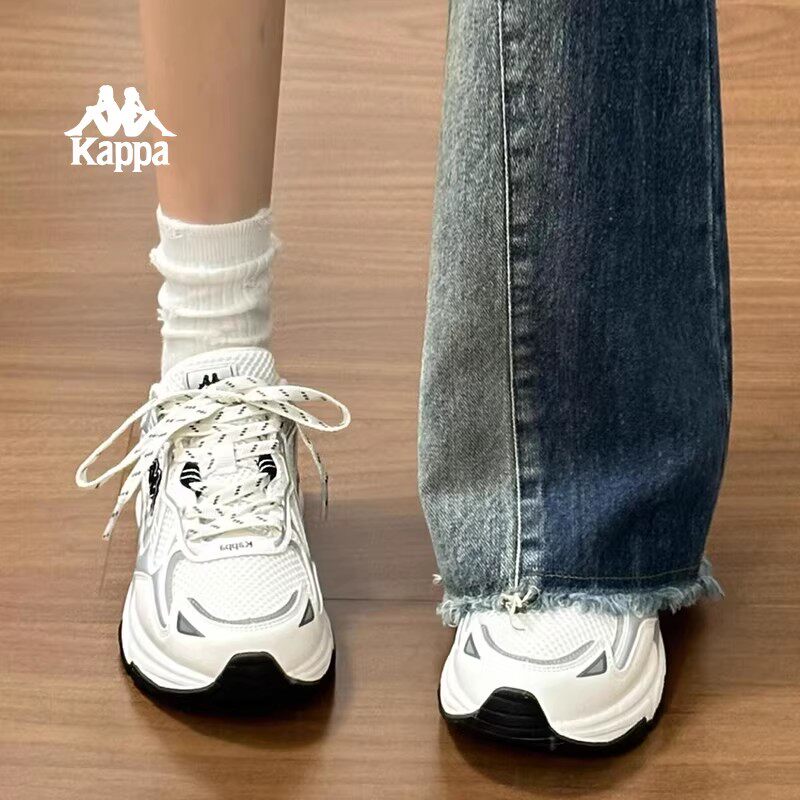 Kappa厚底增高运动鞋2026春季新款男女休闲软底老爹鞋时尚跑步鞋主图