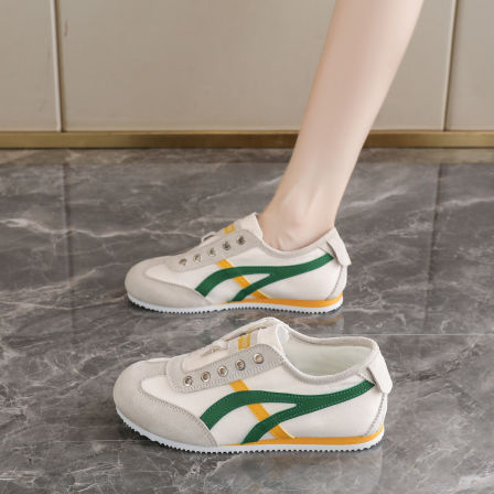 老北京帆布鞋女免系带运动鞋女2026新款夏季轻便不累脚孕妇妈妈鞋