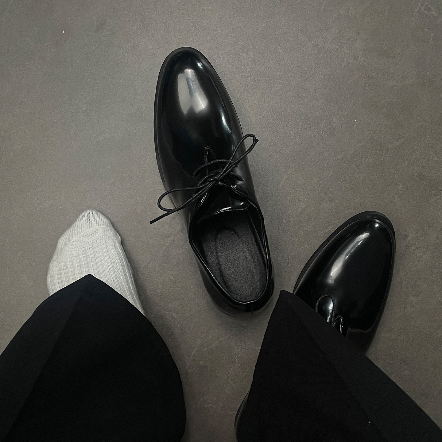 尖头德比鞋男生2026新款黑色皮鞋商务正装休闲通勤vibe厚底小皮鞋主图