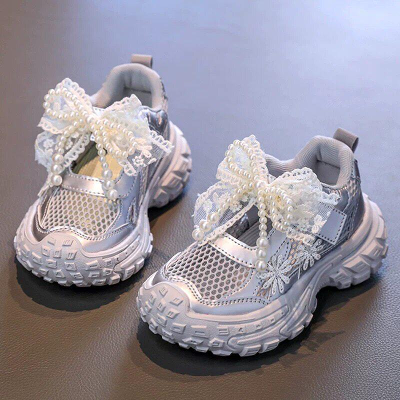 官网C&K女童鞋子公主鞋2026夏季儿童凉鞋女孩镂空运动单网鞋透气主图