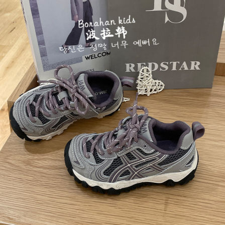 JBM童鞋女童春夏季休闲鞋2026新款机能户外运动鞋中大童老爹鞋子