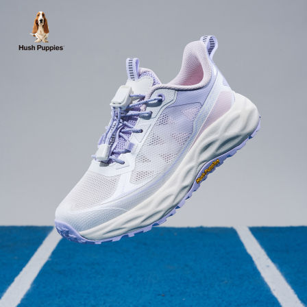 【跃核】暇步士童鞋女童运动鞋软底防滑网面透气紫色学生休闲凉鞋