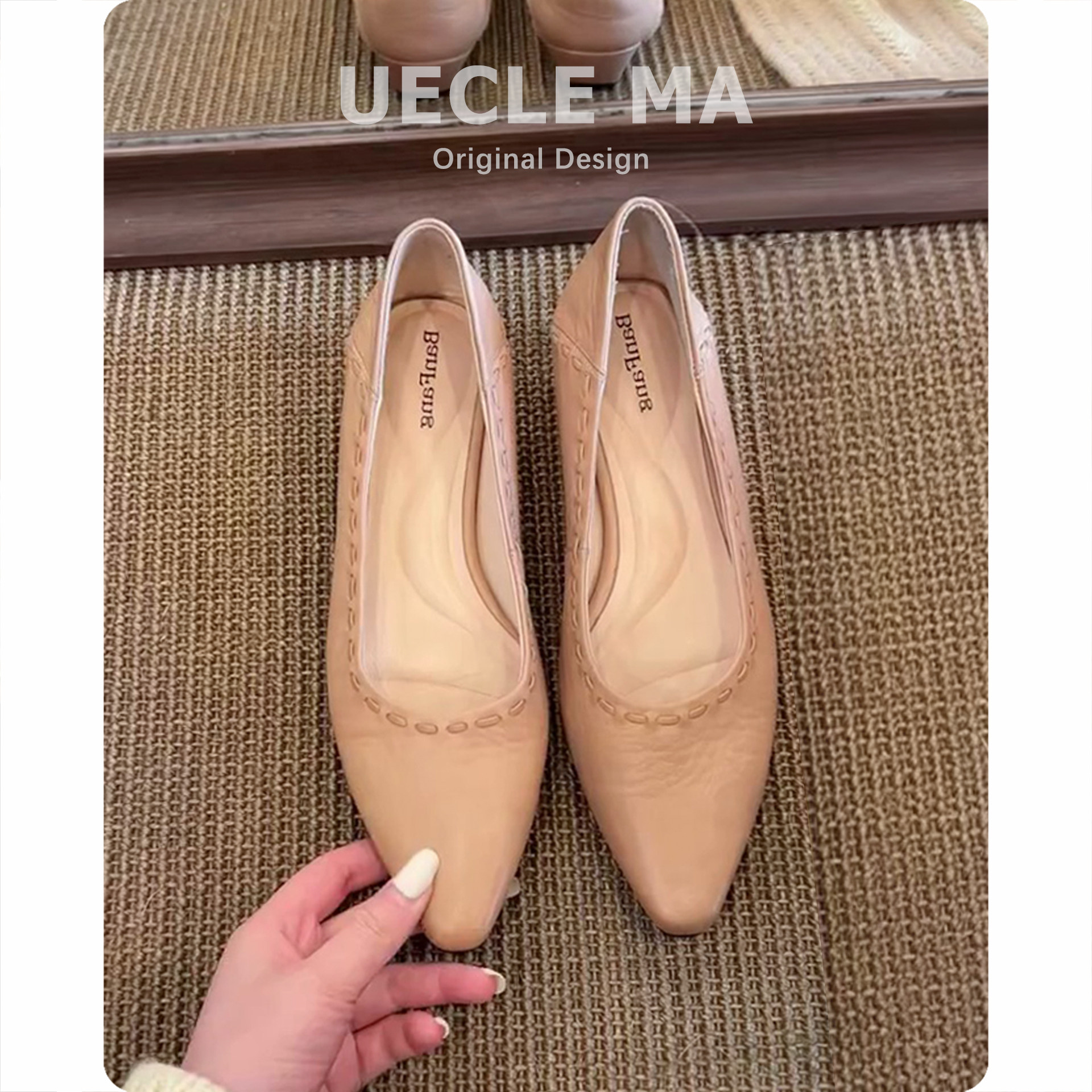 超软小羊皮~气质法式单鞋女2026巨好看的芭蕾鞋绝美玛丽珍晚晚鞋主图