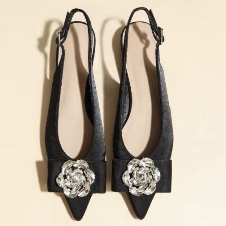 3.25小榴莲【跑单限购】跟2cm山茶花时尚单鞋H3353-2 H809