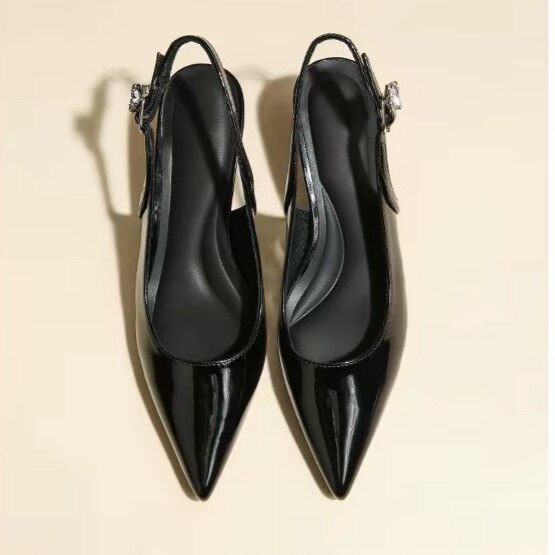 3.28小榴莲【跑单限购】跟5cm时尚百搭高跟鞋H366-8 H809主图