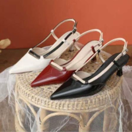 3.24小榴莲【跑单限购】跟5cm时尚百搭高跟鞋H366-6 H809