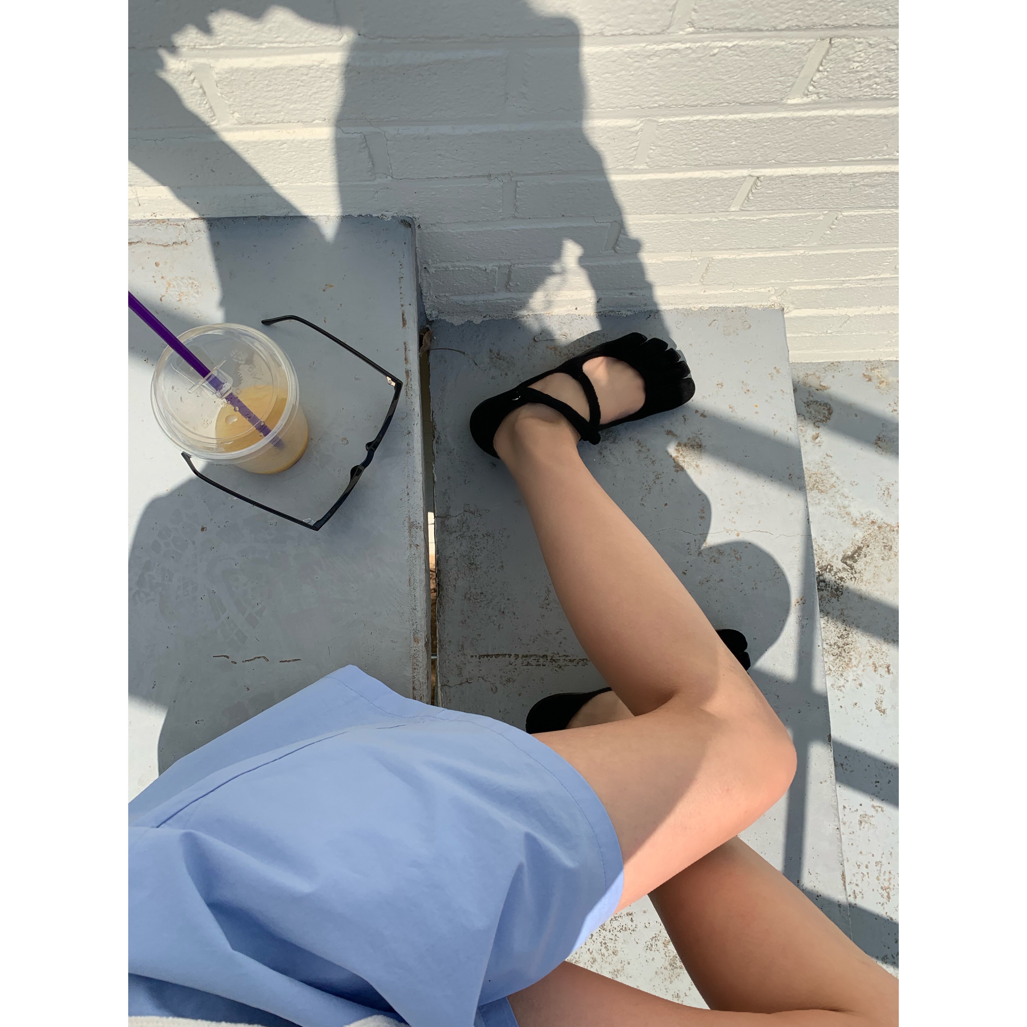 About nice 韩国代购 羊选东大门 麂皮五指鞋推荐舒服百搭主图