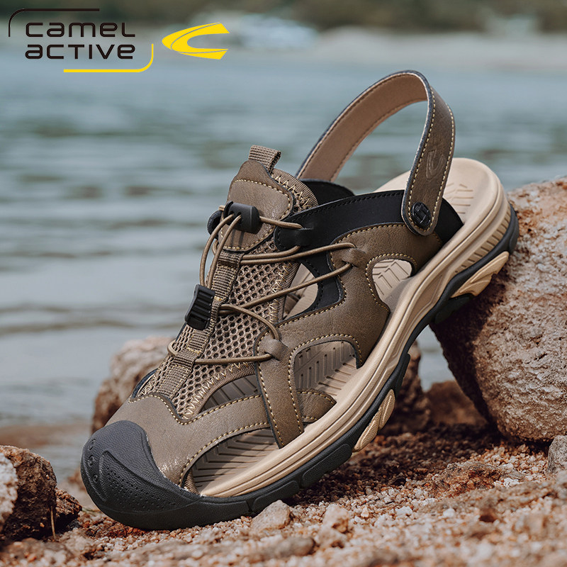 德国骆驼动感凉鞋男夏季户外登山徒步鞋透气百搭休闲鞋镂空洞洞鞋主图