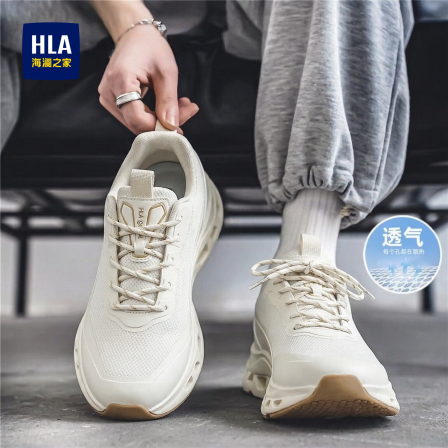 海澜之家男鞋夏季网面透气防臭网鞋老爹鞋运动小白鞋轻便跑步减震