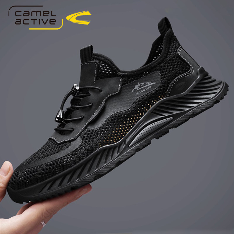 德国骆驼动感网鞋男夏季户外登山徒步鞋防滑耐磨镂空运动休闲鞋子主图