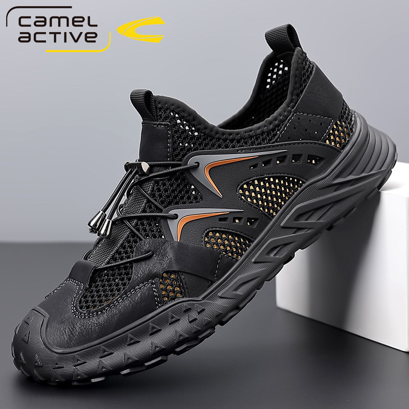 德国骆驼动感凉鞋男夏季透气百搭网面鞋防滑软底休闲鞋户外徒步鞋主图