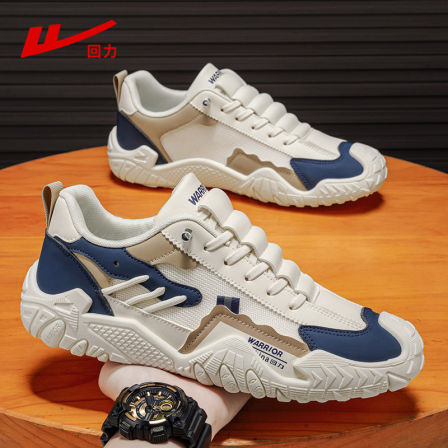 回力男鞋2026新款运动德训鞋防滑软底免系鞋带网面阿甘开车休闲鞋