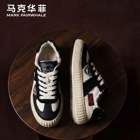 马克华菲男鞋板鞋2026新款夏季透气鞋子男款厚底增高鞋男士休闲鞋