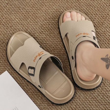 拖鞋男2026新款夏季外穿防滑软底勃肯一字拖复古男士运动沙滩凉鞋