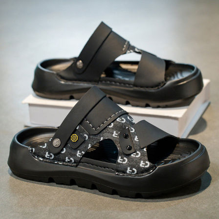 拖鞋男款夏季外穿防滑软底越南沙滩凉拖鞋男士室外两用司机开车凉鞋