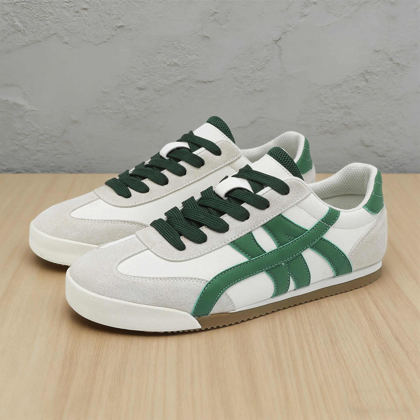 男鞋夏季透气薄底舒适休闲德训鞋男士防滑上班工作鞋耐磨阿甘板鞋主图