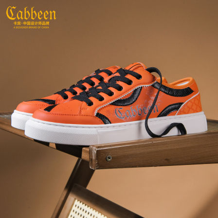 卡宾男鞋2026新款夏季鞋子男生拼接透气板鞋青少年百搭低帮休闲鞋