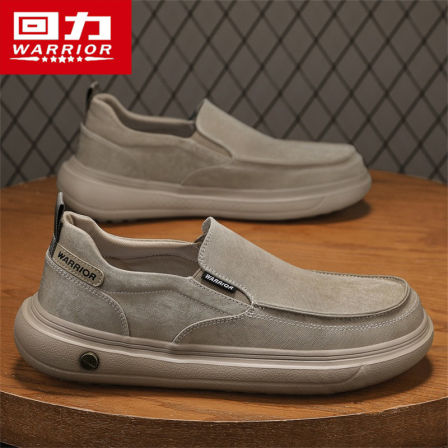 回力男鞋2026春夏新款懒人一脚蹬帆布鞋男士透气轻便软底休闲布鞋