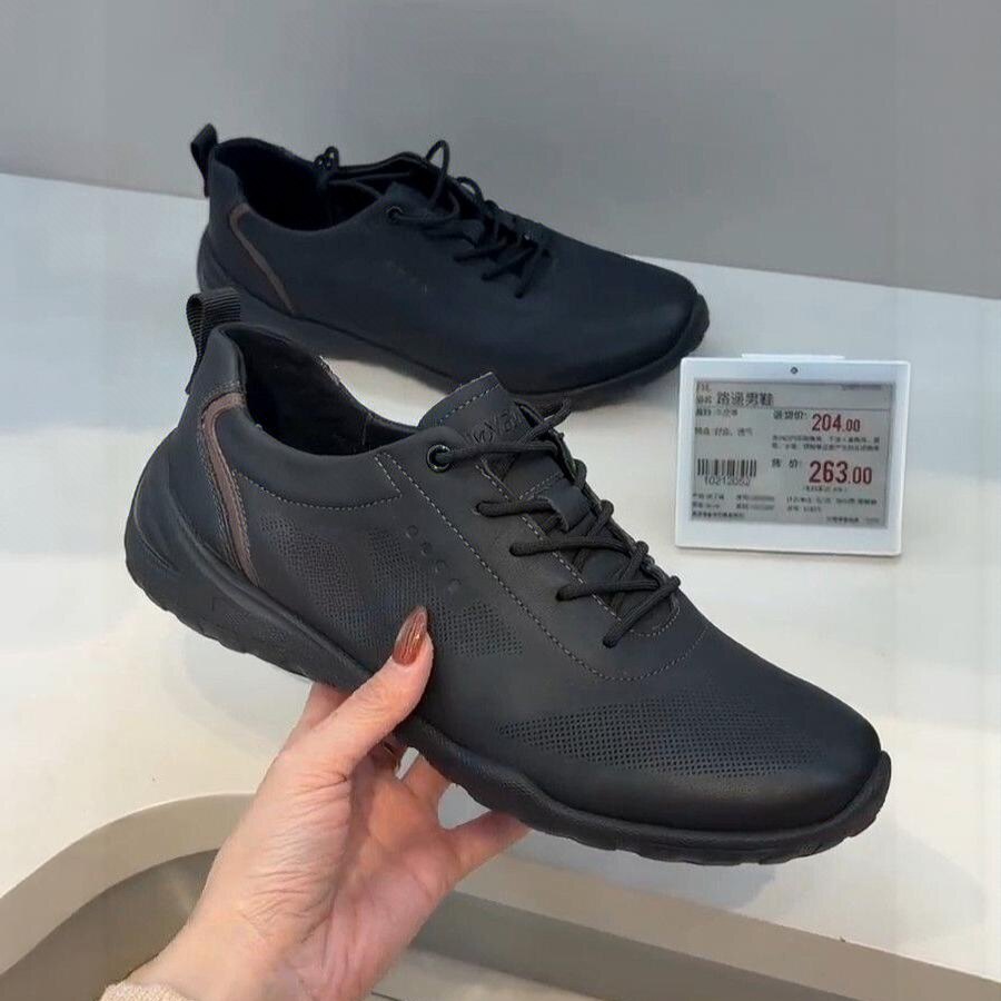 【许昌胖东来正品带小票】路遥男鞋春季新款休闲运动软底牛皮真皮主图
