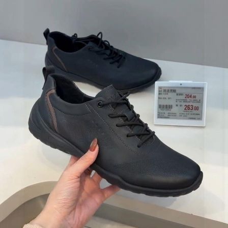 【许昌胖东来正品带小票】路遥男鞋春季新款休闲运动软底牛皮真皮