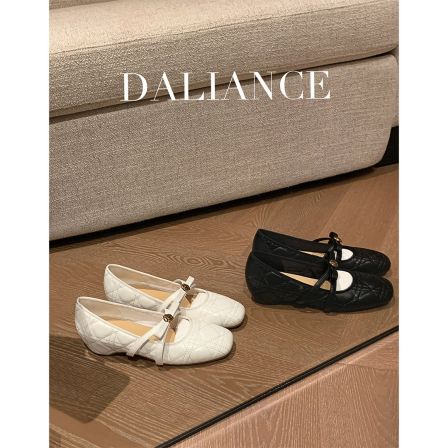 【苏茵茵】茉莉小香风~4.5cm增高蝴蝶结玛丽珍单鞋女通勤鞋E6201010