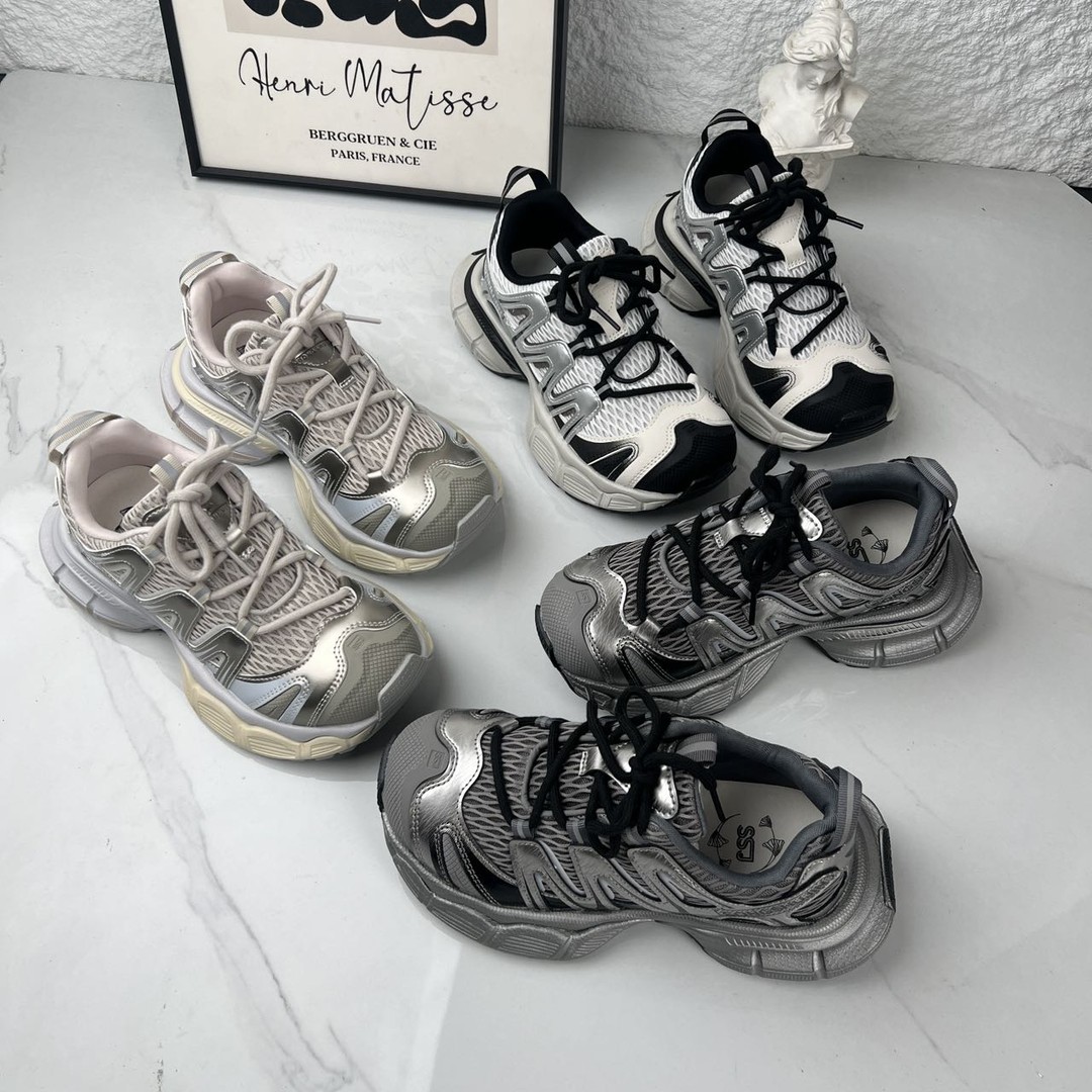 （安静专属)  春季新款百搭透气厚底时尚休闲女款老爹鞋266主图