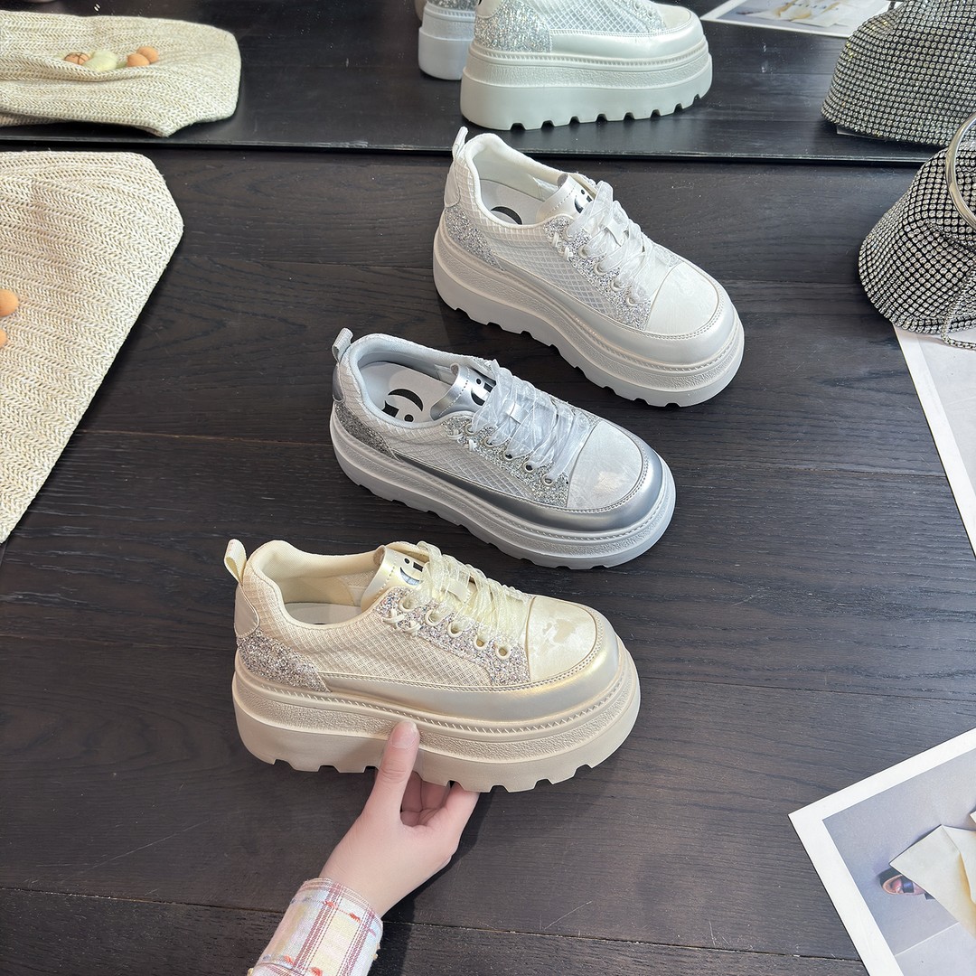 IG/IGC增高8CM2026夏季新款时尚百搭爆款潮流薄款透气女鞋60797主图