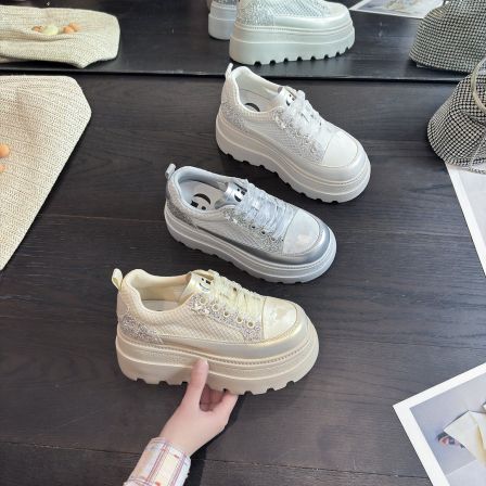 IG/IGC增高8CM2026夏季新款时尚百搭爆款潮流薄款透气女鞋60797