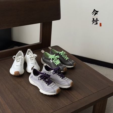 【轻跑鞋】韩版时尚百搭休闲轻便透气平底女鞋--MTX57700