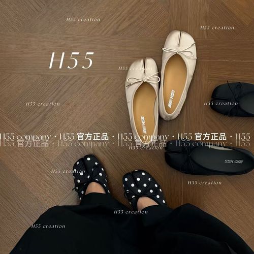 26ss美波与Rose：芭蕾分趾鞋2cm03-3288【X】主图