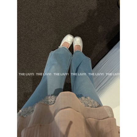 【LIUYI】5cm内增高精致方头蝴蝶结玛丽珍单鞋3052