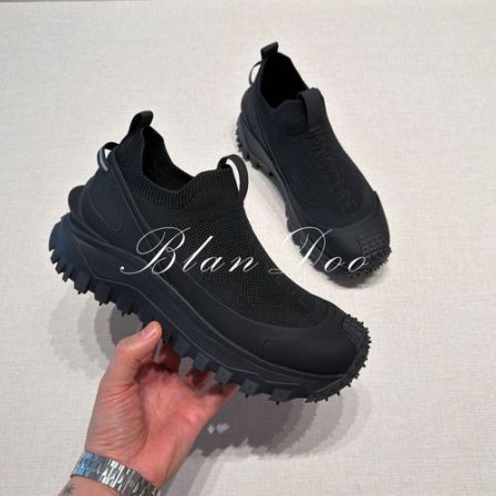 BLANDOO “户外机能风” 袜套式飞织一脚蹬厚底休闲鞋2BD599