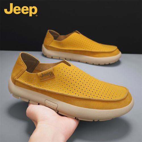 JEEP/吉普男鞋夏季透气一脚蹬懒人鞋男士轻便新款户外百搭休闲鞋主图