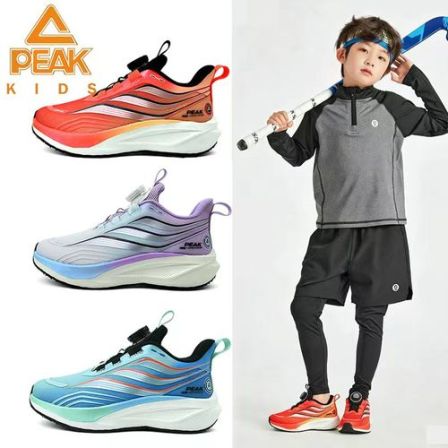 匹克儿童2026银翼单网运动轻跑鞋防滑软底户外机能鞋跑鞋篮球鞋