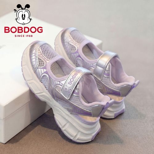 巴布豆女童凉鞋2026新款夏季运动鞋儿童鞋子软底网鞋透气网面鞋子主图