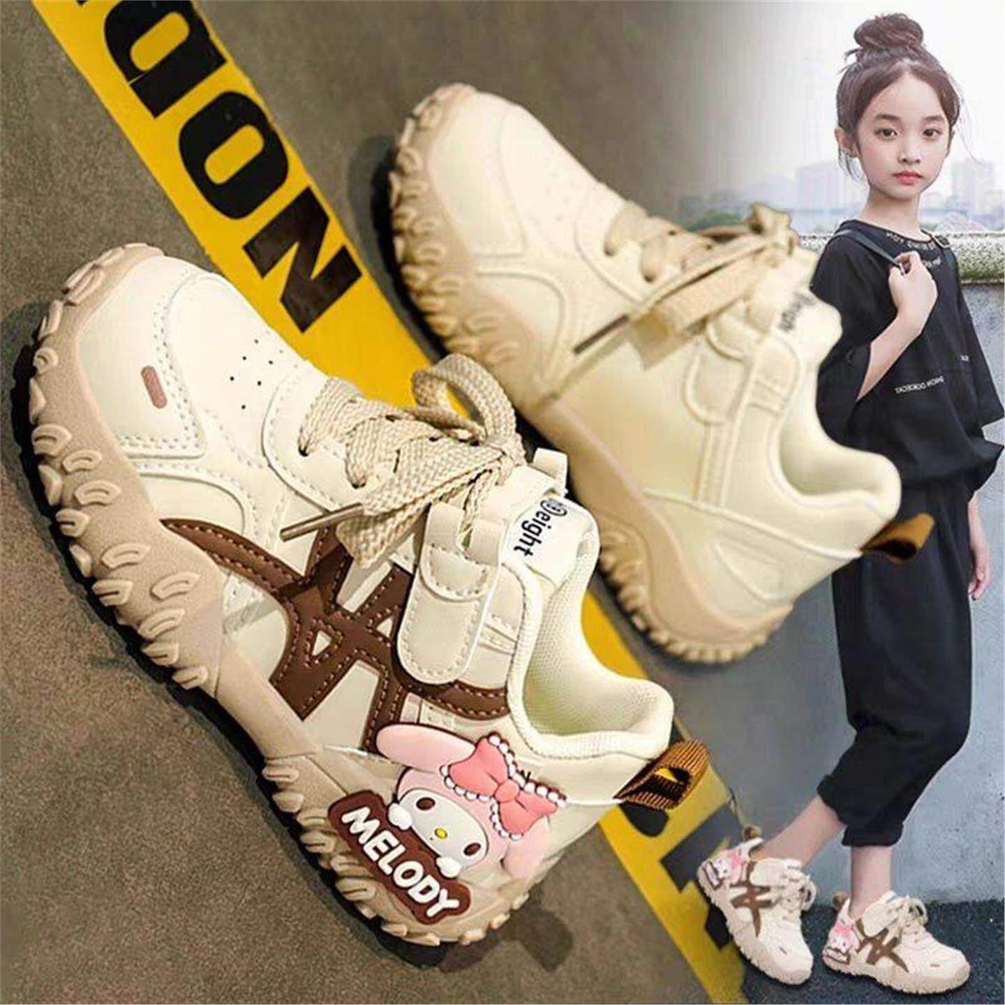 官网C&K女童鞋子2026新款软底儿童运动小白鞋女孩公主老爹鞋防滑主图